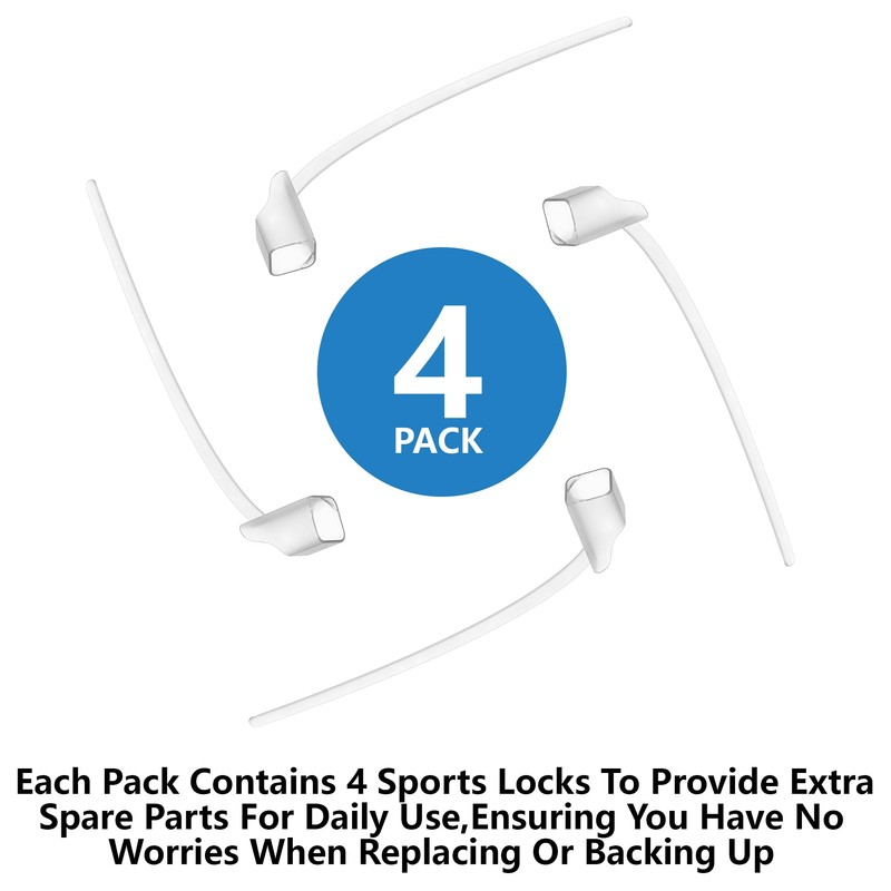 4 Pcs Hearing Aid Sports Lock, Portable Hearing Aid Retention