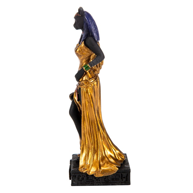 BEAUTIFUL GREEK STATUES Bastet Egyptian Goddess Resin Figurines Hand Painted