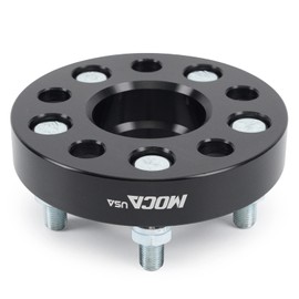 MOCA 25.4mm Wheel Spacer 5x100 Hubcentric Wheel Spacers (56.1mm Bore) - M12x1.25 Studs Fit for Subaru Crosstrek 86 (GT 86) & for Scion FR-S & for Saab 9-2x (Black, Pack of 4)