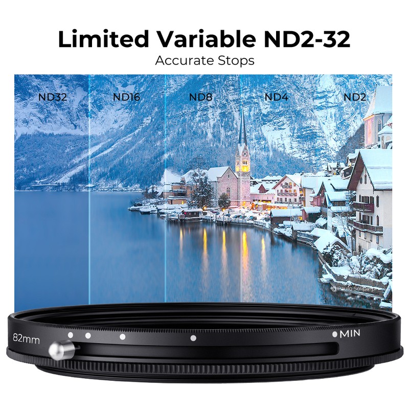 K&F CONCEPT 67mm 2-in-1 Variable Adjustable ND Filter Neutral Density