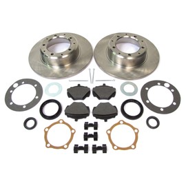 Rear Brake Kit for Land Rover Discovery 1 (1994-1999) with Standard Rotors, Pads & Hardware