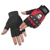 SZTLKHH Men's Punk Rock Biker Gothic Skull Gloves Motorcycle Skeletal