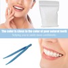 100g Temporary Tooth Filling, 1PC Plastic Tweezers, Thermal Bonded Tooth