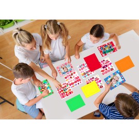 D4DREAM Valentine's Day Picture Frame Craft Kits for Kids 20pcs DIY Picture Frame Craft Valentine Classroom Activities Heart DIY Picture Photo Frame