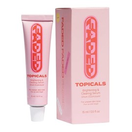 Topicals Suero Iluminador y Aclarante Faded | Reduce la decoloración, marcas posteriores a imperfecciones, cicatrices y manchas | Contiene ácido kójico y niacinamida | Probado por dermatólogos, vegano