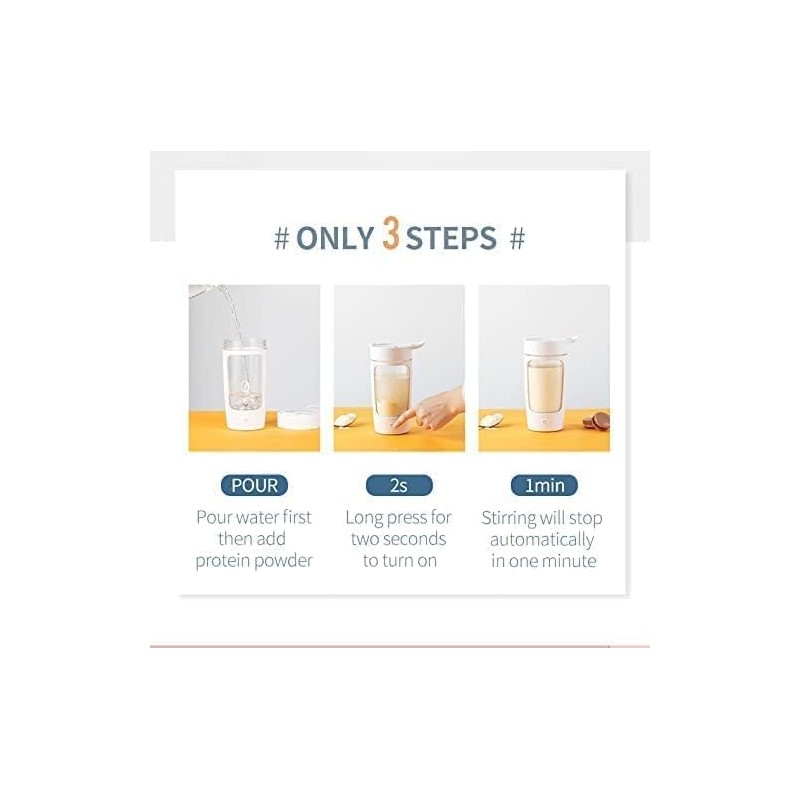 Shop-UP! Shop-UP! Portable Protein Shaker & Blender, Smoothies, Refillable, Various