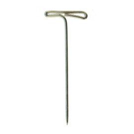 The Beadsmith T-pins, 1 inch (27mm), Stainless Steel, 75 pins in a Plastic Box, Ideal for Wigs, Macrame and Sewing, Use for Blocking, Knitting, Modelling and Crafts