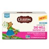 Celestial Seasonings SheWell Raspberry Leaf Wellness Tea, Caffeine Free, 16