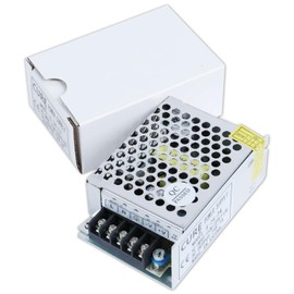 Cure Stabilized Power Supply AC DC Converter, 24 V, 1A, 24W, Switching Power Supply, DC Power Converter, Overload Voltage Disconnection, Japanese Instruction Manual QR Code, Safety Protection Circuit,