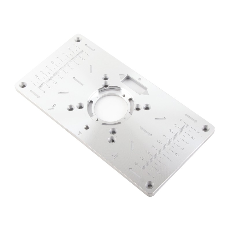 Aluminium Router Table Insert Plate for Woodworking Benches Milling Trimming