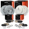 A-Premium 10.2 inch (259mm) Rear Drilled and Slotted Disc Brake