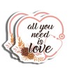 Nursing Sticker - All You Need is Love Sticker - Cute Nurse Heart Stethoscope Sticker - Medical Professional Gift - Inspirational Sticker - Durable Decorative Design - AAS0837