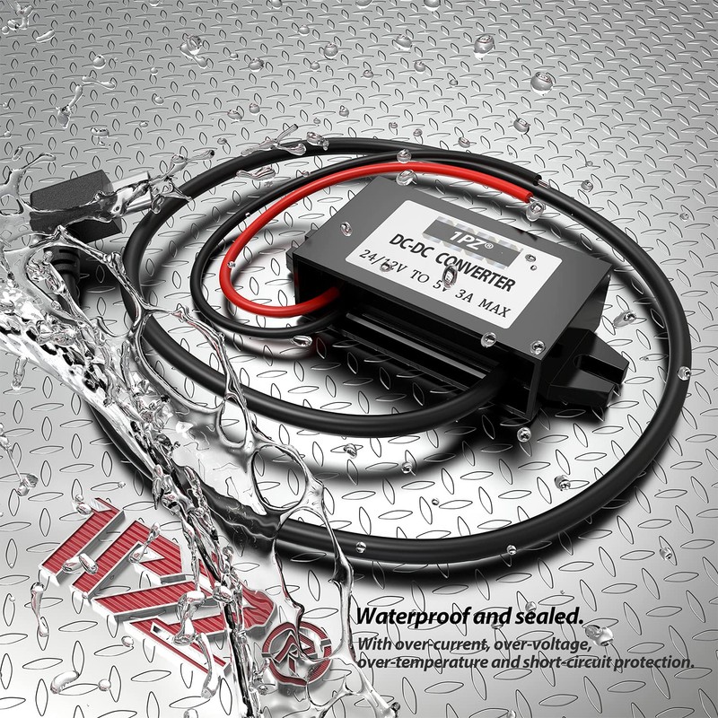 1PZ TYP-E18 3A 15W 5V DC-DC Buck USB Type-C Right