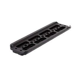 Wooden Camera Safety Dovetail Plate (8") with Safety Latch and Threaded Holes for Mounting Tripod and Accessories