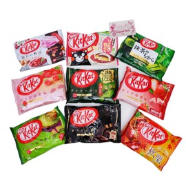 Nestle Japan Kit Kat Mini Set of 6 Random Eating Comparison Bags Variety Assortment 6 Types 1 Bag Each