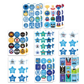 192PCS Happy Father's Day Stickers Fathers Day Stickers Lables Cards Envelopes Seals and Gifts Wrapping Decoration