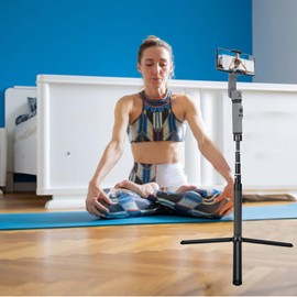 Metal Mini Tripod, Desktop Desk Stand Tripod Aluminum Alloy Camera Tripod Stand with 1/4" Screw Port for Portable Small Camera DSLR Camera