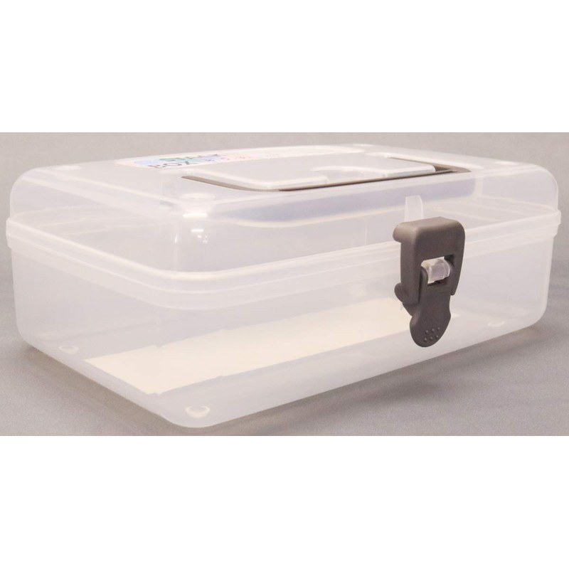 Kokubo Industrial Co., Ltd. Storage Case Stack Box Clear 7×13×20cm