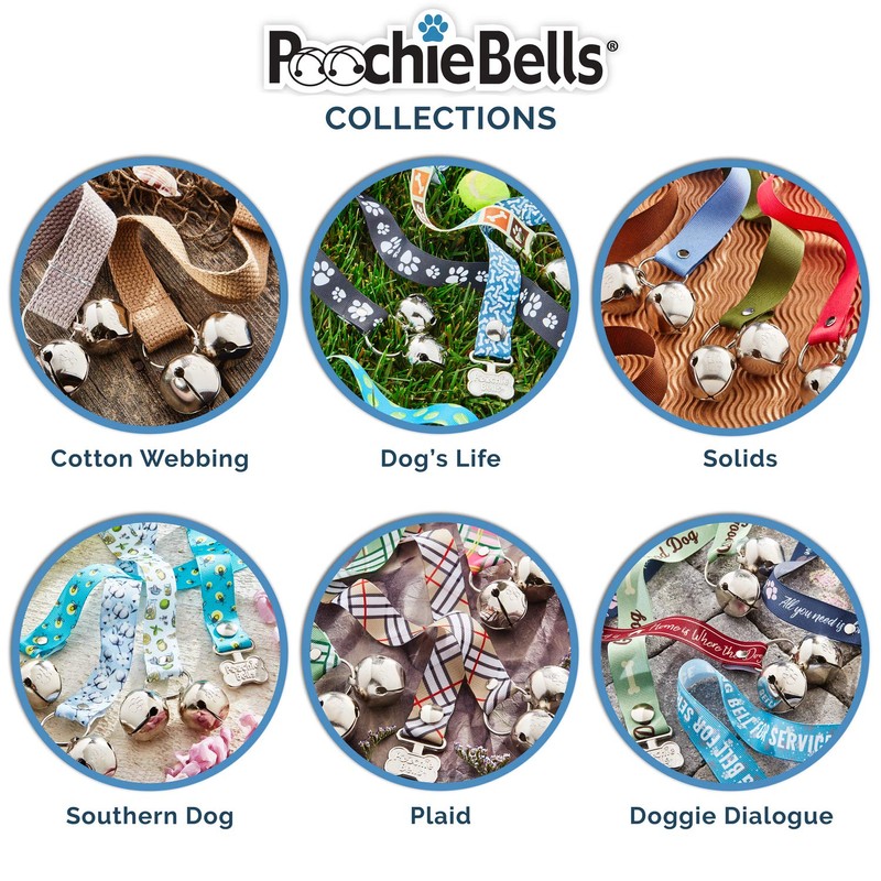 PoochieBells The Original Dog Potty Doorbell, Dog Bells for Potty