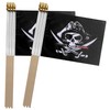 TSMD Pirate Dead Man's Chest Jolly Roger Stick Flag Small