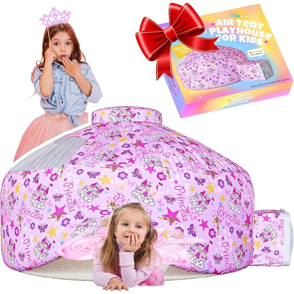 Skywin Inflatable Air Tent for Kids (77” x 50”), Perfect