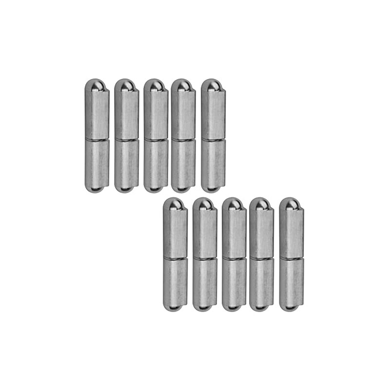 MOUNTAIN_ARK 10 Pack 3" x 5/8" Weld On Bullet Hinges,
