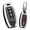 HIBEYO 4 Button Key Fob Cover Compatible with Nissan Altima