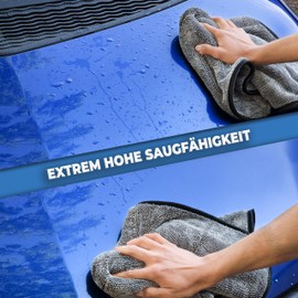 Premium Drying Cloth for Car 40 x 55 cm – Microfibre Cloth | Car Care, Wash Cloth, Car & Motorcycle Towel, Super Absorbent & Lint-Free | Microfibre Cloth, Paint-friendly, Microfibre Towel Car