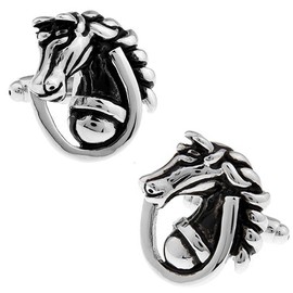 Cufflinks Specialty Store Handgun Horse Racehorse Thoroughbred Cuffs Cufflinks Cuff Links n00034