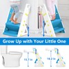 Beavtaens Potty Training Seat, Upgrade Foldable Step Stool, Climbable and
