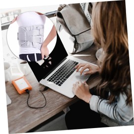 OHPHCALL Protective Waist Strap for Back Support Breathable Lumbar Brace Plate Fit for Men and Women Gray Reduces Spinal Pressure and Improves Posture