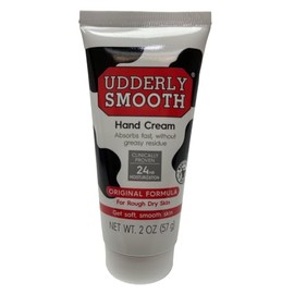Crema de manos en formato de viaje Udderly Smooth Original Formula: (2) tubos de 2 oz y tarjeta de consejos de Phyphy