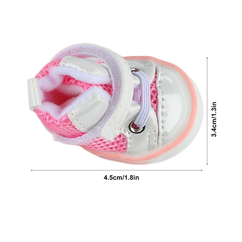 Dog Shoes Spring Summer Stylish Cute Breathable Mesh Slip Resistant