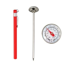 TVETE Soil Acidity Meter Soil Measuring Instrument Less Ground Thermometer Seedling Thermometer Stainless Steel Thermometer High Sensitivity Thermometer Liquid Thermometer Accuracy and Durability Easy
