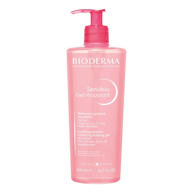 Bioderma Sensibio Gel Moussant 500ml Pack Normal Sensible Día