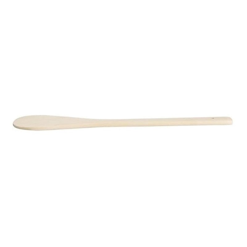 Vogue Round Ended Wooden Spatula 12In Kitchen Baking Mixing Turner