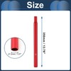 INFINAUTO Bicycle Seatpost 27.2x350mm Bicycle Saddle Post Seat Tube Aluminum
