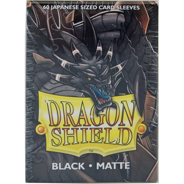 Arcane Tinman Sleeves: Dragon Shield Matte Japanese Black (60)