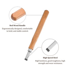 Kozelo 2pcs Wood Carving Knife Tool - [Big Flat] High Speed Steel Metal Blade Art Craft Hobby Exacto Knives for Leather Wood Modeling