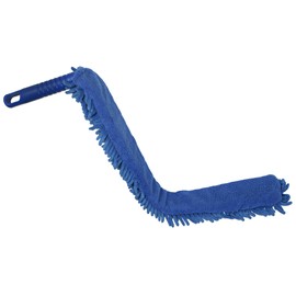 CleanAide Handheld Reusable Microfiber Flex Duster – Bendable, Lightweight, Dust Cleaner for Blinds, Shutters, Radiators, Electronics, Glass, Hard-to-Reach Areas – Machine Washable, 20”, Blue