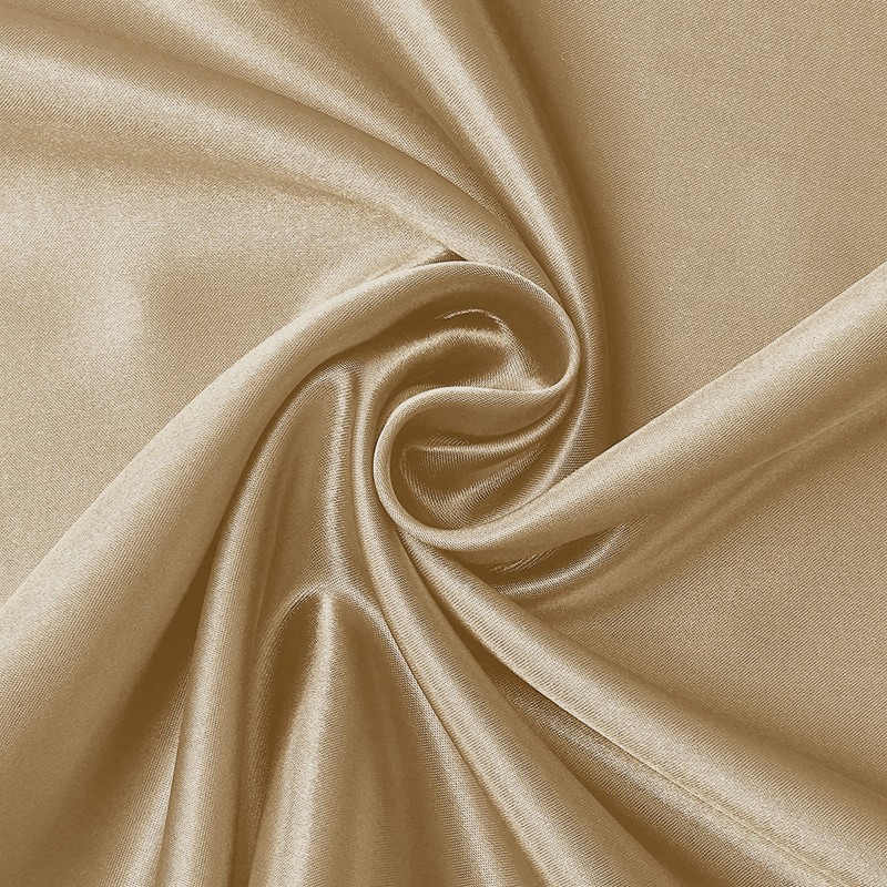 Yorkshire Bedding Champagne Satin Pillow Cases 4 Pack for Hair