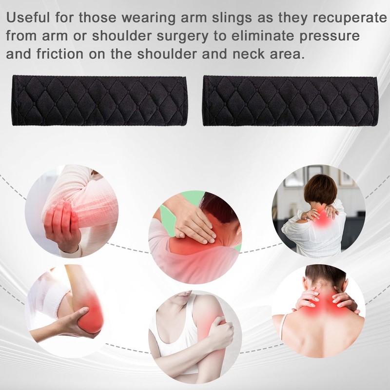 TELADESHX 2 Pcs Strap Cushion for Arm Sling Shoulder Strap