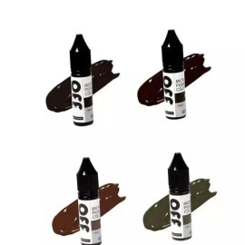 Offline 오프 라인 페더링눈썹 반영구색소 4종 수지 눈썹결 [F04-카키브라운] Offline Feathering Eyebrow Semi-Permanent Pigment 4 Types Resin Eyebrow Texture [F04-Khaki Brown]