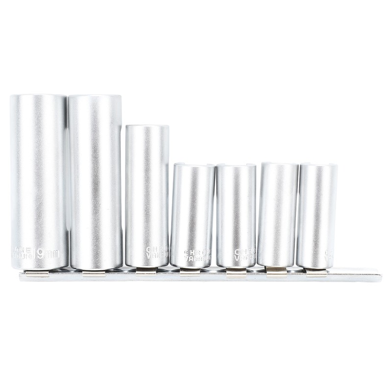 7 Pcs Oxygen Sensor Removal Socket Tool Chromium Alloy Oil