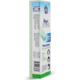 Compac Home Magic-Stone Porcelain Cleaning Stick - Toilet Bowl Cleaner, Handy Toilet Cleaner Easily Scrubs/Removes Stubborn Lime Stains From Porcelain or Bathroom Fixtures, 4 Count