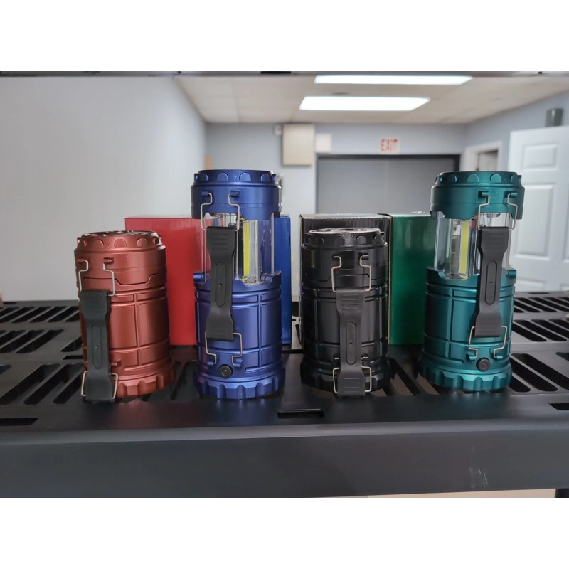 cob 4 Pack Camping LED Bright Lantern Light Lamp Portable