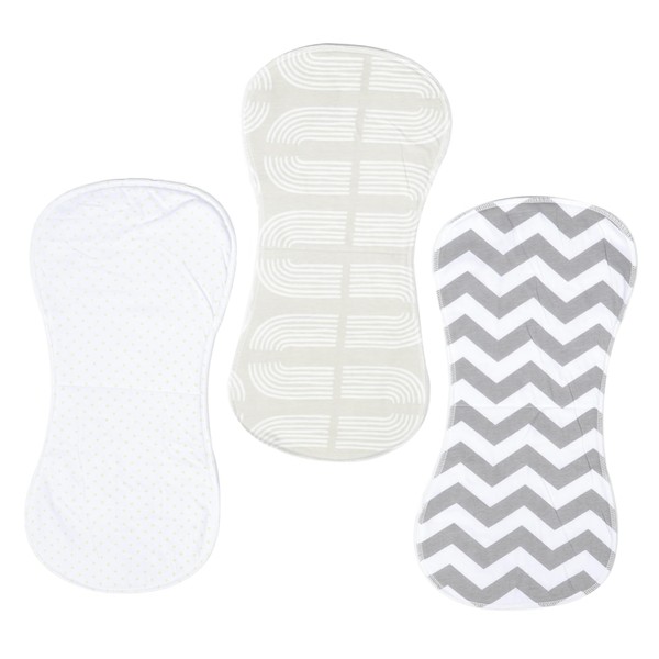 OATIPHO 3pcs Reusable Cotton Bibs for Seniors Small Bibs for