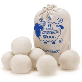 Wool Dryer Balls Softener Pack of 6