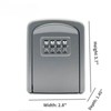 4-Digit Combination Key Lock Box for Outdoor Key Storage –