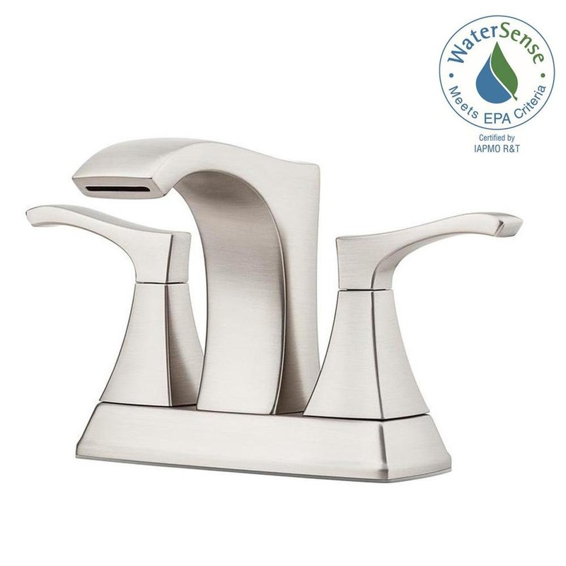 Pfister Venturi 4 in.LF-048-VNGS 2-Handle Faucet in Spot Defense Nickel